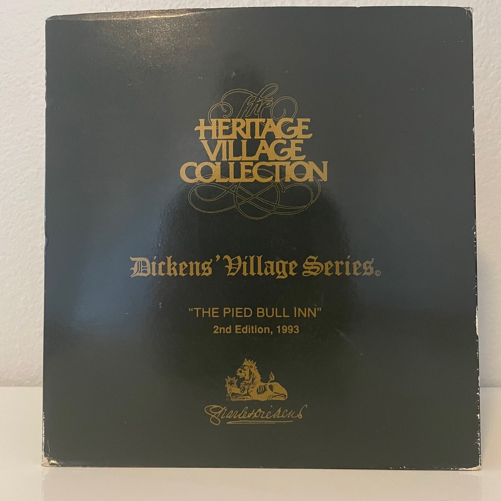 Department 56 Dickens Village Pied Bull Inn 2nd Edition 1993 5751-7 - Picture 6 of 7